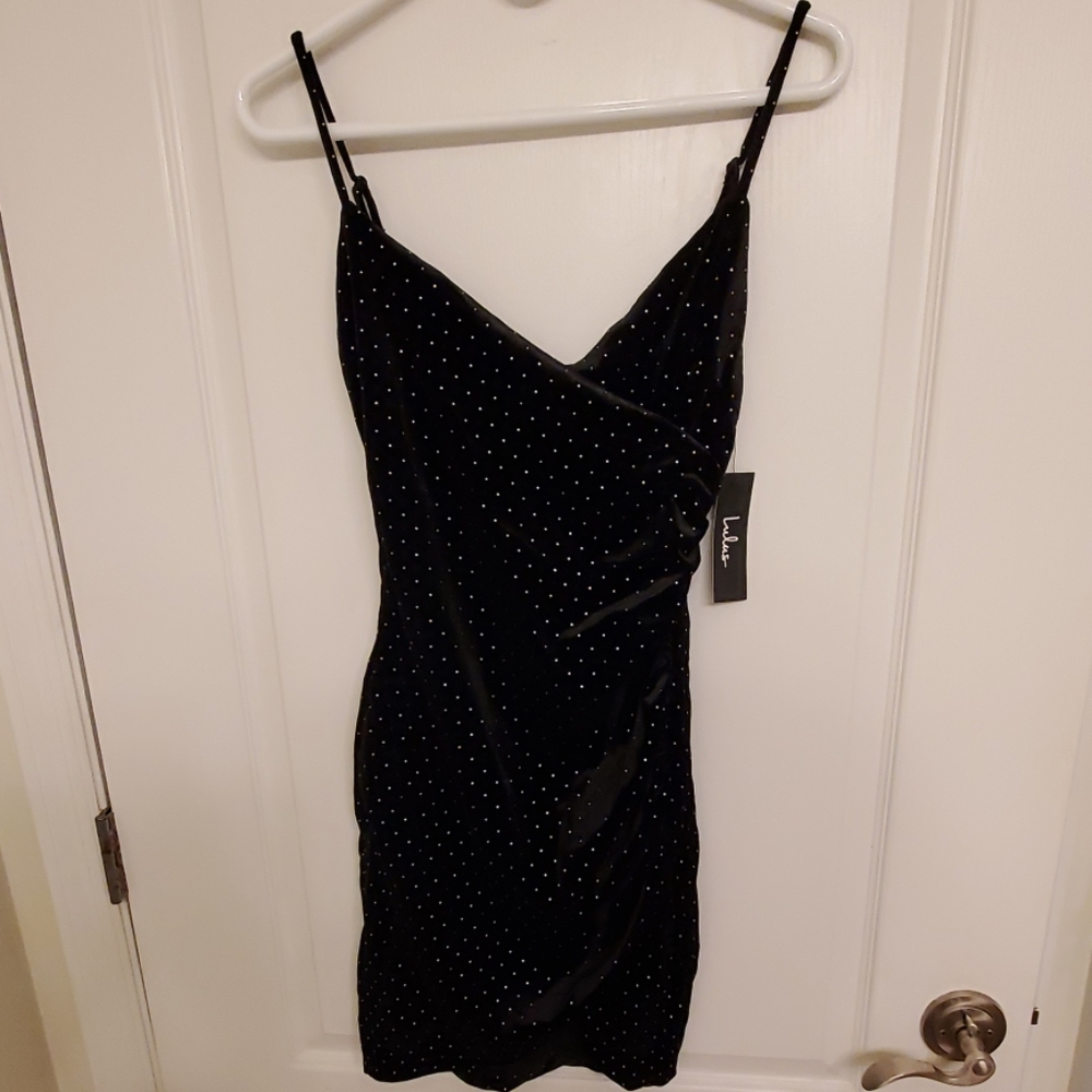 Lulus Velour Party Dress